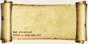 Milena Damjanov vizit kartica